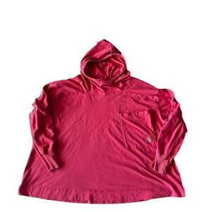 Coral free people hot shot hoodie